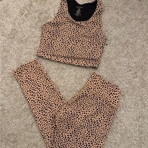 Kavala Collective Leopard Activewear Set